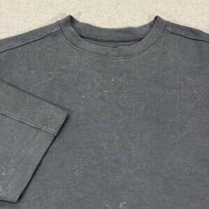 Reserved Supply Oversize Fit T-Shirt Mens M Dusty Blue Acid Wash Heavyweight
